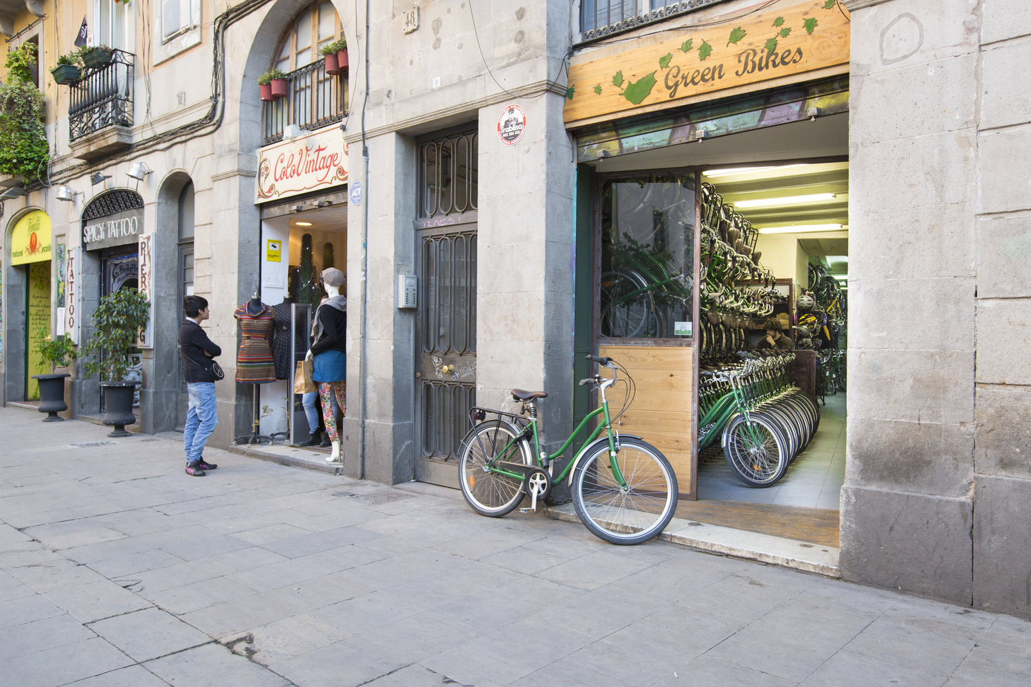 Grøn cykeludlejning