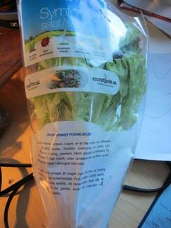 Vil du have frisk salat? Salat i pose