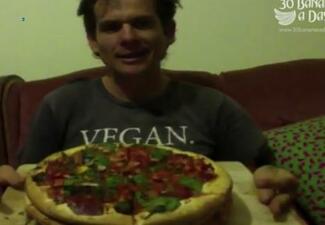 Vegansk Pizza Vegansk Pizza